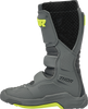 THOR Youth Blitz XR Boots - Gray/Charcoal, US 7 - Part Number 3411-0744