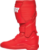 THOR Radial Boots Size 14 – Red with Injection-Molded Safety Features and Adjustable Fit