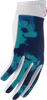 THOR Launchmode Bleach Gloves White/Aqua XL - Part Number 3330-8329