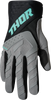 THOR Spectrum Gloves Large by THOR - Gray/Black/Mint, Part Number 3330-6828