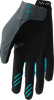 THOR Women's Sportmode Iconic Gloves Gray/Aqua Large - Part 3331-0282