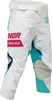 THOR Youth Launchmode Bleach Pants - White/Aqua, Part Number 2903-2624