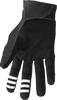 THOR Mainstay Gloves Roosted 2XL - Black and White Motorcycle Riding Gloves