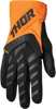 THOR Youth Spectrum Gloves - Orange/Black, Size XS - Part Number 3332-1613