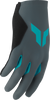 THOR Women's Sportmode Iconic Gloves - Gray/Aqua, Part No. 3331-0283