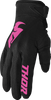 THOR Women's Sector Gloves Black/Pink Small - Part Number 3331-0242