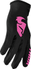 THOR Women's Sector Gloves Black/Pink Small - Part Number 3331-0242