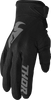 THOR Women's Sector Gloves - Black/Gray, Size XL - Part Number 3331-0241