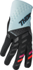 THOR Women's Spectrum Gloves Black/Light Mint - Medium, Model 3331-0235