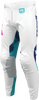 THOR Launchmode Bleach Pants White/Aqua US 34 – Durable Motorcycle Riding Gear, Part 2901-12315