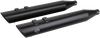 S&S CYCLE Slash Cut Slip-On Mufflers for M8 FL - Black, Part 550-0696