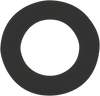 S&S CYCLE Nitrile Rubber Coated Steel Washer 1/2 Inch - Part 50-7055