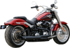 S&S Cycle 2:1 50 State Exhaust for M8 Softail - Black (Part #550-0846B)
