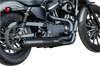 S&S Cycle 50 State 2:1 Black Exhaust for Harley-Davidson XL – Part No. 550-0952A