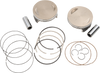 S&S CYCLE Piston Kit 106-3964A for Hot Set Up Kits® - 4.125 Inch +0.020 - 111/117/124 Inch Engines