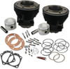 S&S Cycle 3-7/16 Inch Bore Cylinder and Stroker Piston Kit for Big Twin Engines (Part 91-9017)