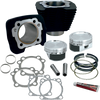 S&S Cycle 1200cc Conversion Kit for Harley XL883 - Wrinkle Black (Part #910-0687)