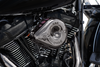 S&S CYCLE Stealth Mini Teardrop Air Cleaner for M8 - Lava Chrome (Part No. 170-0782)