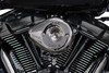 S&S CYCLE Stealth Mini Teardrop Air Cleaner Cover - M8 Lava Chrome (Part #170-0780)