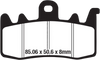 EBC GPFAX630HH Sintered Road Race Brake Pads for High-Performance Track Use