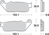 SBS HS Brake Pads for Honda 700HS – High-Performance Sportbike and Touring Bike Replacement