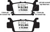 EBC Fa703sv Severe Duty SV Series Brake Pads for Honda Pioneer 1000 Models