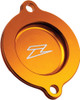 ZETA CNC Machined Aluminum Oil Filter Cover for KTM 500 EXC-F and 4-Stroke Models