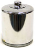 K&N KN-174C Oil Filter for Harley Davidson V-Rod - Chrome Finish