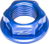 DRC Axle Nut M16x22 P1.5 H11 for Honda CRF1000L Africa Twin and Yamaha WR250R - Blue