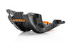 ACERBIS Skid Plate for KTM 250/350 SX-F 2019-2022 – Black and Orange Heavy Duty Polypropylene Protection