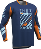 THOR Launchmode Futura Jersey - Navy/Orange, Medium - Part Number 2910-8425