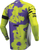 THOR Launchmode Bleach Jersey - Gray/Acid, Part Number 2910-8403, XL