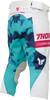 THOR Youth Launchmode Bleach Pants - White/Aqua, US 18 (Part #2903-2621)