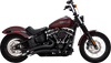 Vance & Hines Big Radius Exhaust System - Black 46377 with PCX Technology
