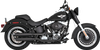 Vance & Hines Twin Slash 3-Inch Slip-On Mufflers with Heat Shields - Part 46844