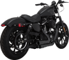 VANCE & HINES Mini Grenades Exhaust System Matte Black Part 46884