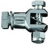 Kuryakyn Peg Mount Clevis with 1/2 inch-20 Bolts in Chrome – PowerSports Footpeg Mounting Hardware (Pair)