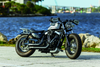 Kuryakyn Dillinger Handguards Silver for Harley Davidson XL1200 and XL883 Models