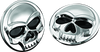 Kuryakyn Universal Zombie Medallions 2-inch Diameter Chrome - Powersports Emblems