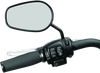 Kuryakyn Mirror Stem 3-inch Outward Extenders for Enhanced Visibility - Black Part Number 1216