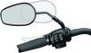 Kuryakyn Mirror Stem 3-inch Outward Extenders for Enhanced Visibility - Black Part Number 1216