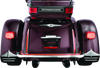 Kuryakyn Rear Mud Flaps for Trikes with Chrome Accents – Fits Harley Davidson Tri Glide Ultra Classic and Street Glide Trike Models