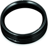 Kuryakyn 7-inch Gloss Black Headlamp Trim Ring for Harley Davidson Touring Models