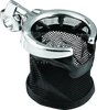Kuryakyn Drink Holder with Mesh Basket and 1-Inch Clamp – Chrome