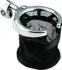 Kuryakyn Drink Holder with Mesh Basket for 1-1/4 Inch Handlebar Clamps - Chrome