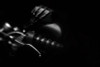 Kuryakyn Skeleton Hand Mirrors Black/Black - Part Number 1758