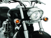 Kuryakyn Deep Dish Bezels with Smoke Lenses for Honda and Kawasaki Cruiser Models – Part No. 2270