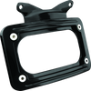 Kuryakyn Curved Black License Plate Mount for Harley-Davidson Touring Models