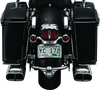 Kuryakyn Curved License Plate Mount for Harley-Davidson Street Glide and Road Glide (Chrome) - Part 3157