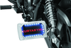 Kuryakyn Nova Curved Horizontal Mount Side License Plate Holder Chrome – Seamless LED Illumination for Powersports Vehicles